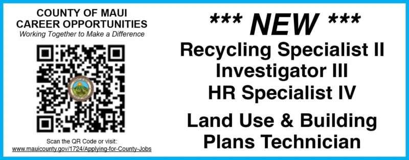 County of Maui/Career Opportunities